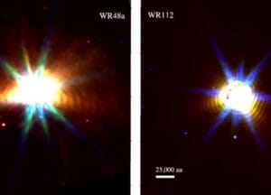 Descoberta mostra que poeira cósmica de estrelas Wolf‑Rayet persiste por séculos